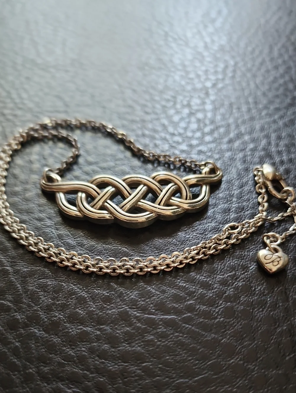 Brighton Silver Celtic Knot Pendant Necklace - Silver Tone